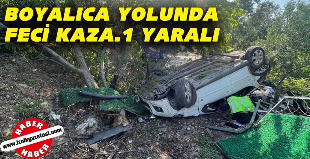 BOYALICA YOLUNDA FECİ KAZA..